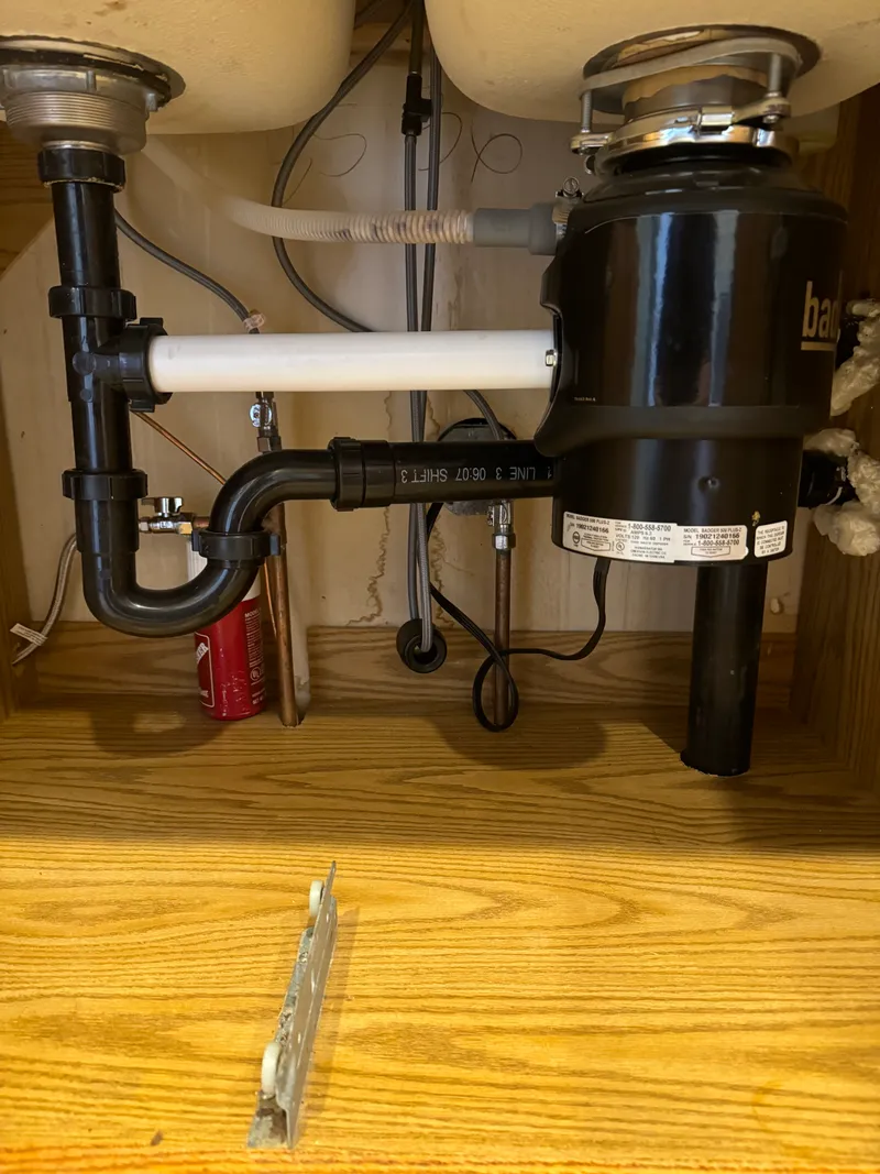 Professional garbage disposal installation